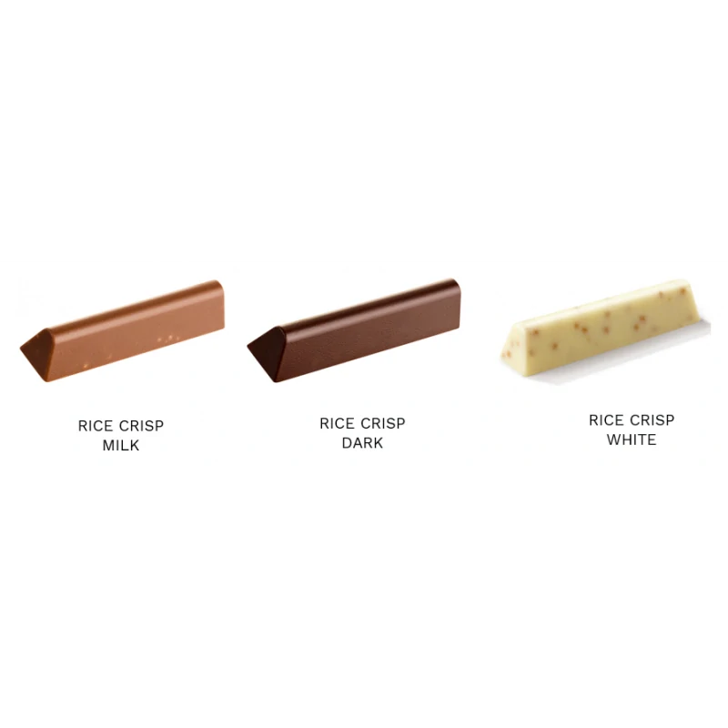 Noble Tyčinky z bílé, mléčné a hořké čokolády s rýžovými křupinkami 200g