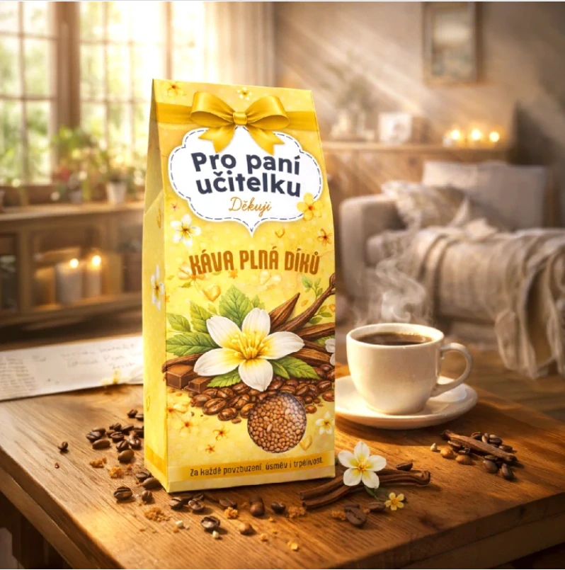 Pro Paní učitelku Rozpustná káva s příchutí vanilky 40g