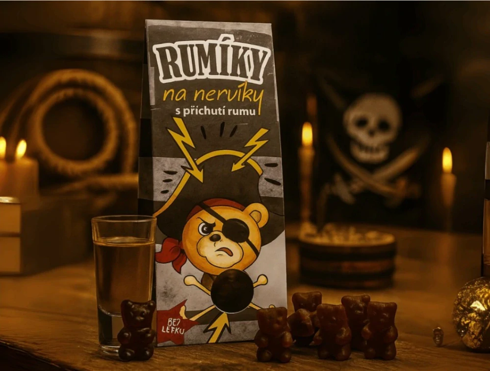Rumíky na nervíky s příchutí rumu 50g
