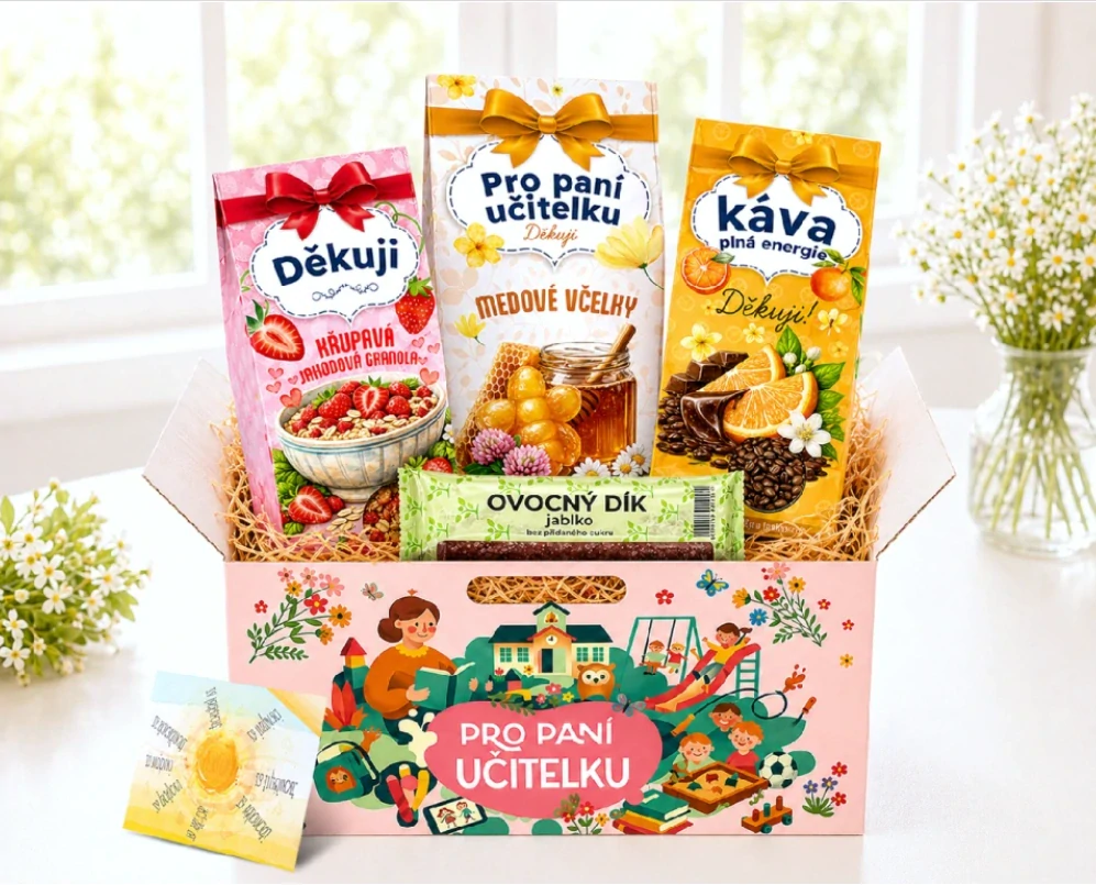 Dárkový box Děkuji za krásnou školku