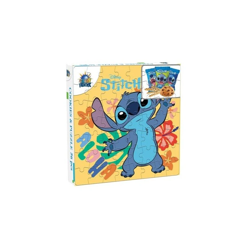Stitch Puzzle s čokoládovýma cookies 50g
