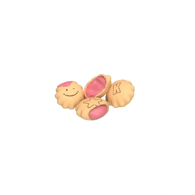 Hello Kitty mini sušenky s jahodovou náplní 25g