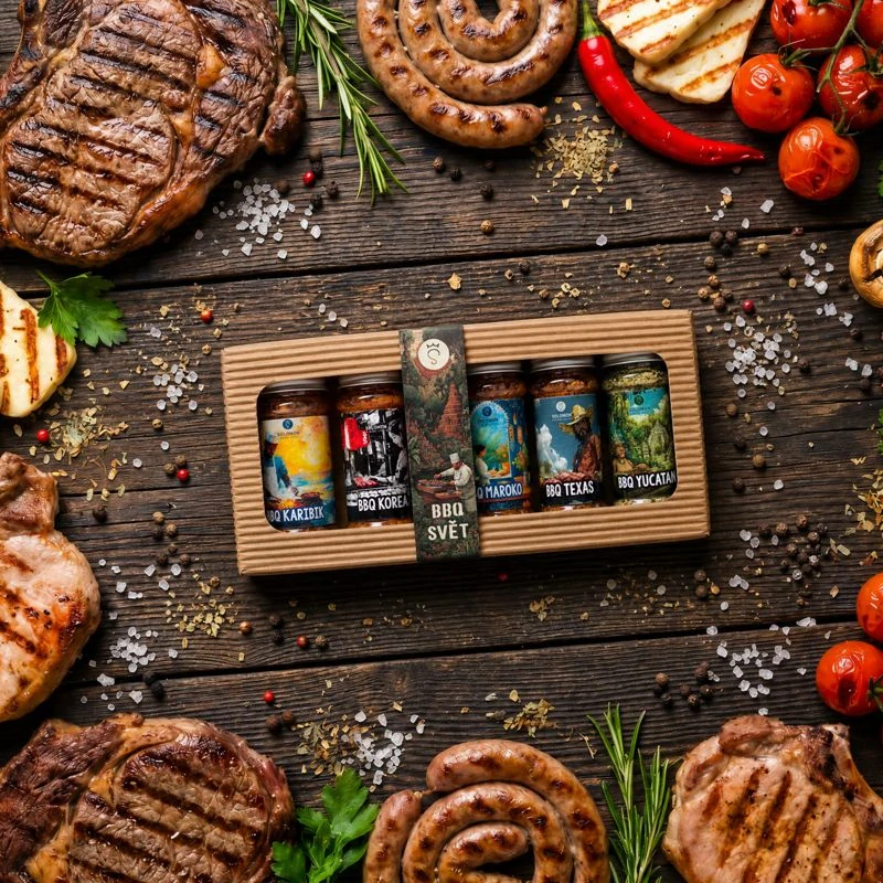 Dárková Sada kořenek BBQ