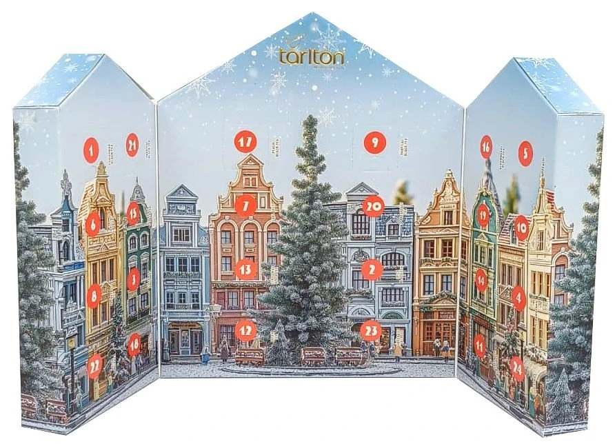 TARLTON Christmas The First Noel Čajový adventní kalendář 24x2g