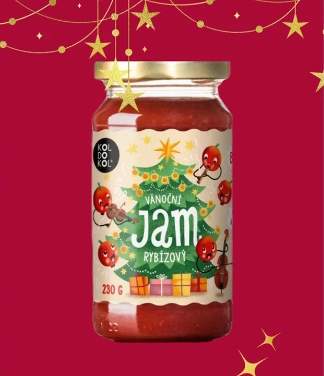 KOLDOKOL Vánoční rybízový Jam 230g