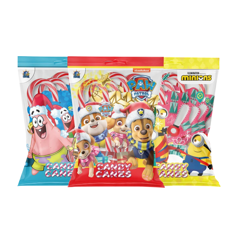 Candy canes Spongebob cucavé špalky 48g