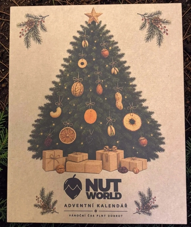 Adventní kalendář s ořechy 710g