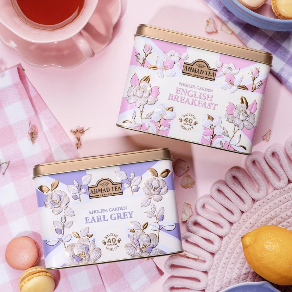 Ahmad Garden Caddy Earl Grey 40 sáčků v dóze