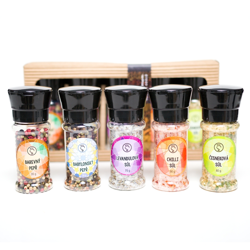 Dárková sada mlýnků na koření