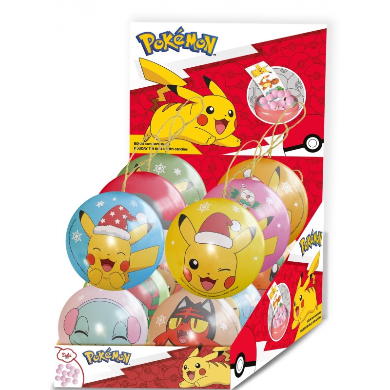 Pokemon Plechová baňka s bonbónky 5g