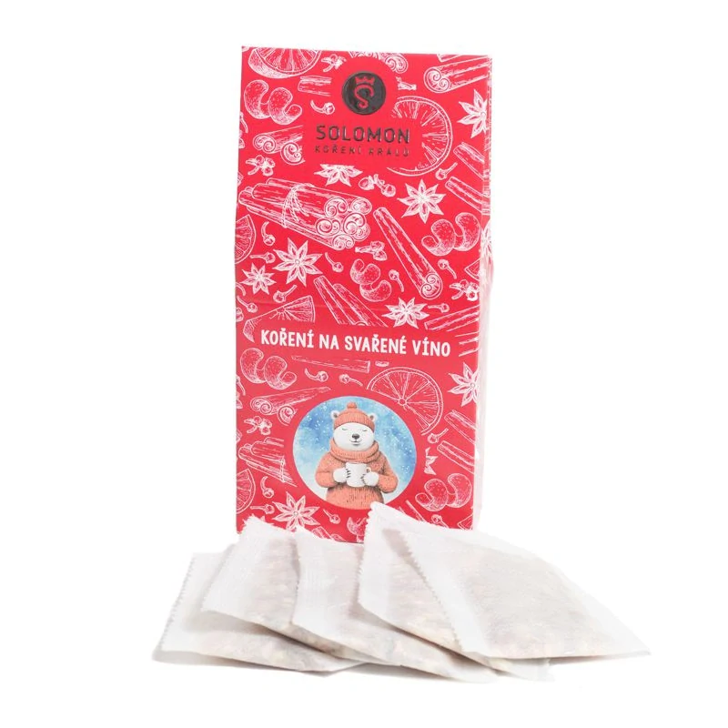 Solomon porcované koření na svařené víno  5x4g s medvídkem