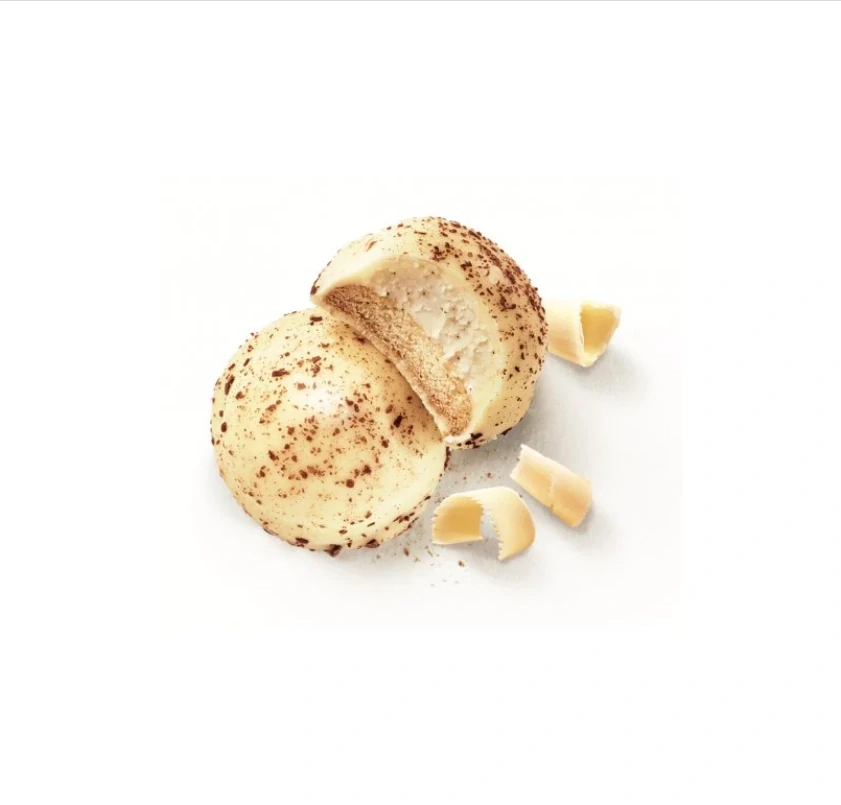 DESOBRY Sušenky s bílou čokoládou a vanilkovou náplní Perle Vanille 95g