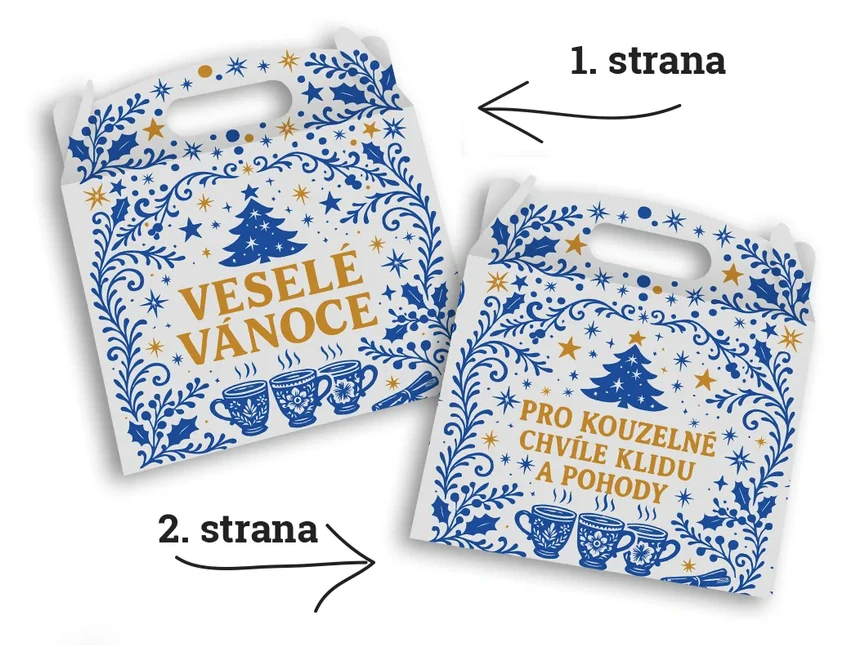 Vánoční dárkový box instantní kávy 6x40g