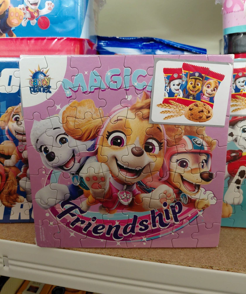 Puzzle Tlapková patrola se sušenkami 50g