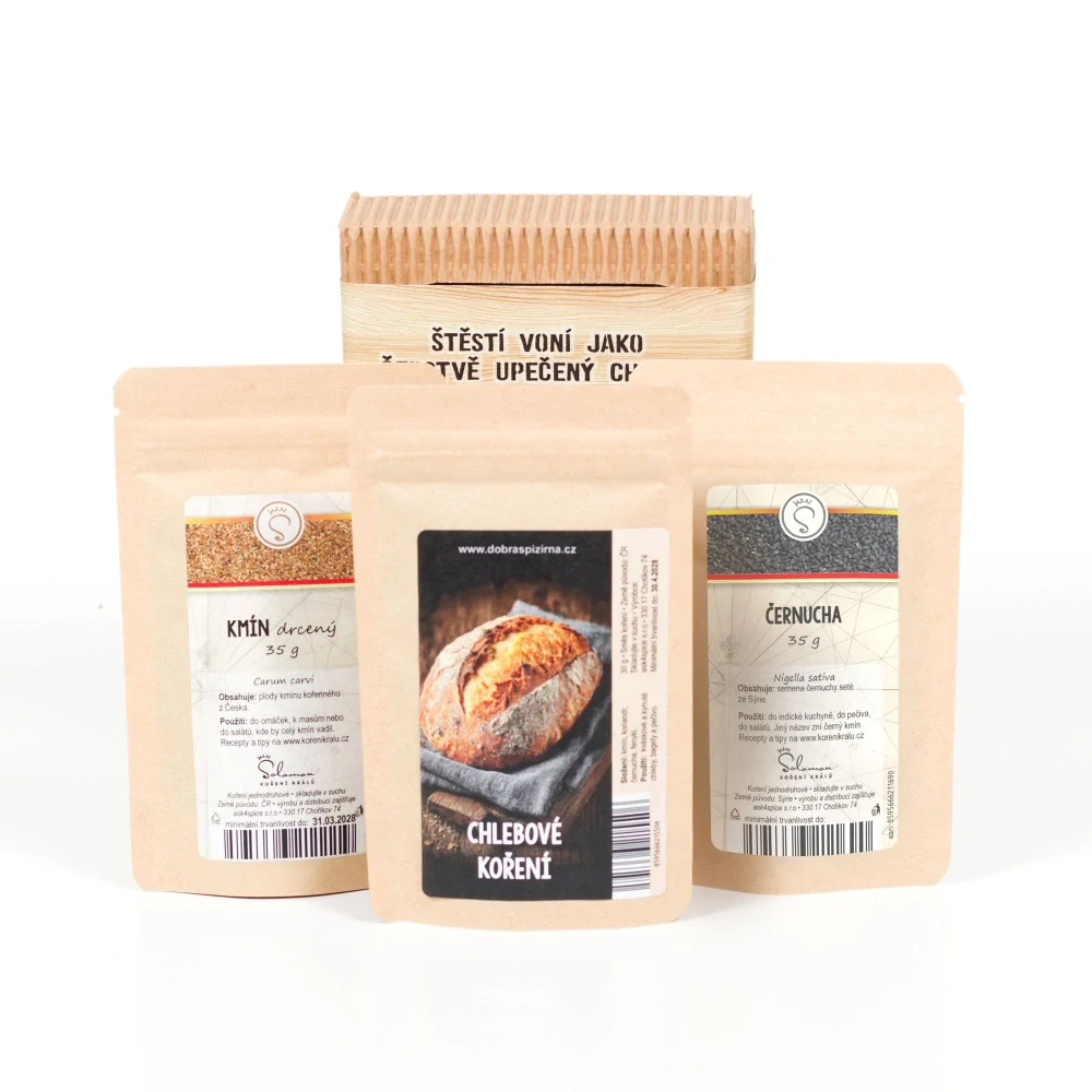 Dárková sada koření Na pečení chleba