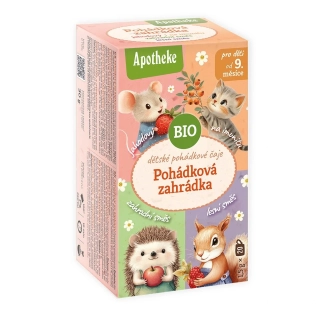 Apotheke POHÁDKOVÁ ZAHRÁDKA dětský ovocný čaj mix  20x1,5g se zvířátky