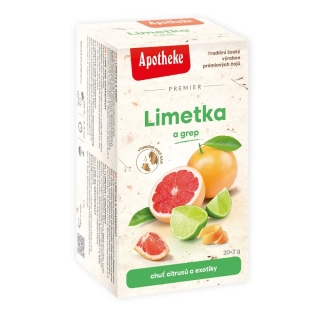 Apotheke ovocný čaj Limetka a grep 20x2g