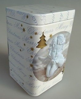 Plechová dóza Anděl bílý 100g