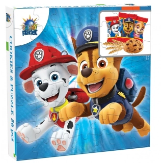 Puzzle Tlapková patrola se sušenamiy 50g