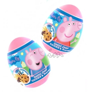Peppa pig vajíčko s překvapením a sušenkou