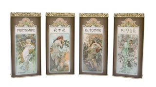 Mucha čtyři roční období pralinky v dóze 136g