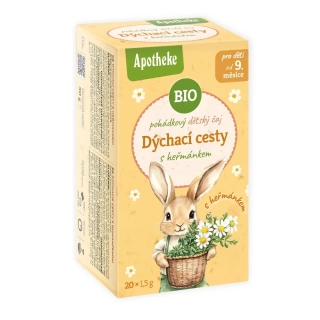 Apotheke dětský pohádkový čaj Dýchací cesty s heřmánkem 20x1,5g