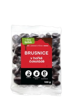 Brusinky v hořké čokoládě 100g