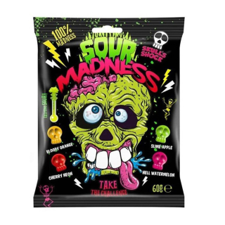 Argo Sour Madness Black kyselé bonbóny 60g