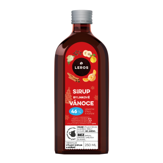 Leros Sirup Bylinkové Vánoce 250ml