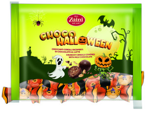 Zaini Choco Halloween kakaové kuličky v čokoládě 92g