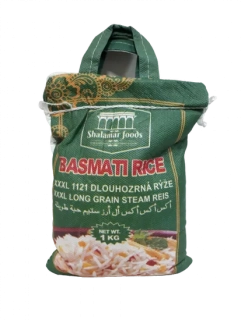 Shalamar rýže Extra Dlouhá Basmati 5kg (zelená)