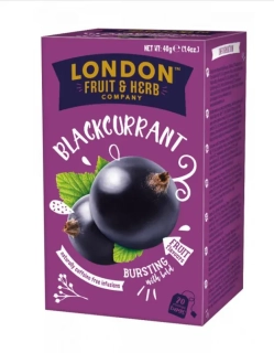 London Fruit & Herb Čaj Černý rybíz 20 sáčků