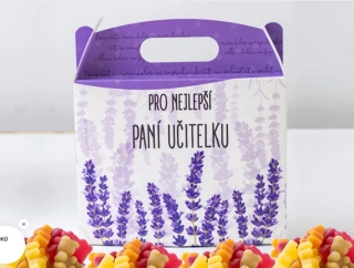 Dárkový box pro paní učitelku Levandule