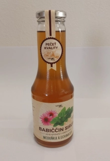 Babiččin sirup Meduňka a echinacea 0,5l