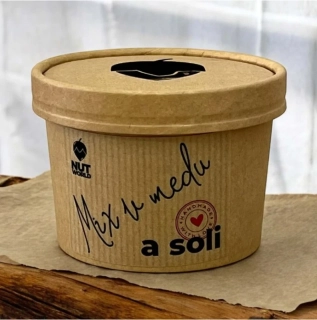 Mix ořechů v medu a soli v EKO kelímku 100g
