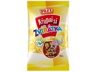 Poex Zvířátka solená 60g 