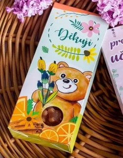 DĚKUJI Čajoví medvídci s příchutí pomeranče a skořice 50g 