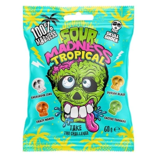 Argo Sour Madness Tropical extra kyselé bonbóny 60g