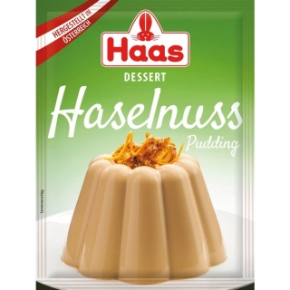 Haas Puding Oříšek 37g