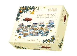 Carla Lada vánoční mléčné čokoládky 1kg (200ks)