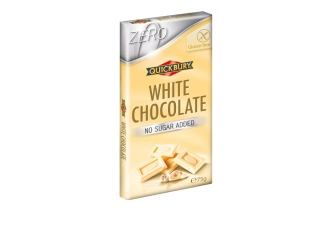 Quickbury Bílá čokoláda bez cukru 75g