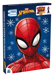 Adventní kalendář Spiderman se sušenkami 132g