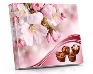 Květy plněné čokoládové pohárky 110g