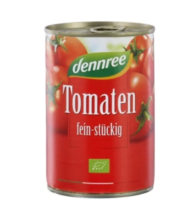 Rajčata krájená 400g DENNREE konzerva