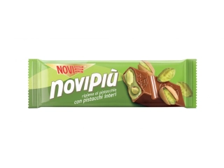 Novipiù Mléčná čokoláda pistácie 35g