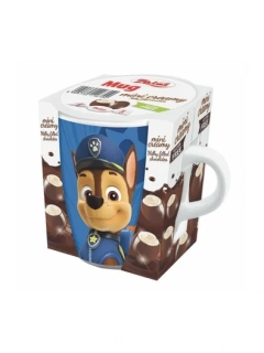 Hrnek Tlapková patrola s čokoládovými bonbóny  