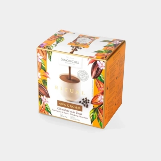 Simon Coll Taza ritual 45% mléčná horká čokoláda 210g