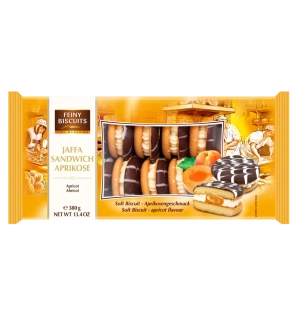 Jaffa Sandwich piškoty Krémová Meruňka 380g