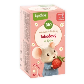 POHÁDKOVÝ ČAJ Jahodový se šípkem 20x1,5g