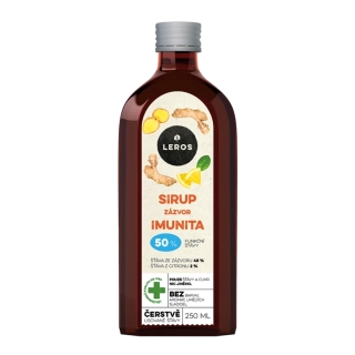 Leros Sirup Zázvor Imunita 250ml